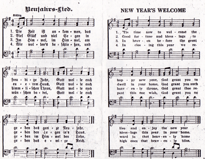 Swiss New Year’s Eve Caroling SWISS COMMUNITY HISTORICAL SOCIETY